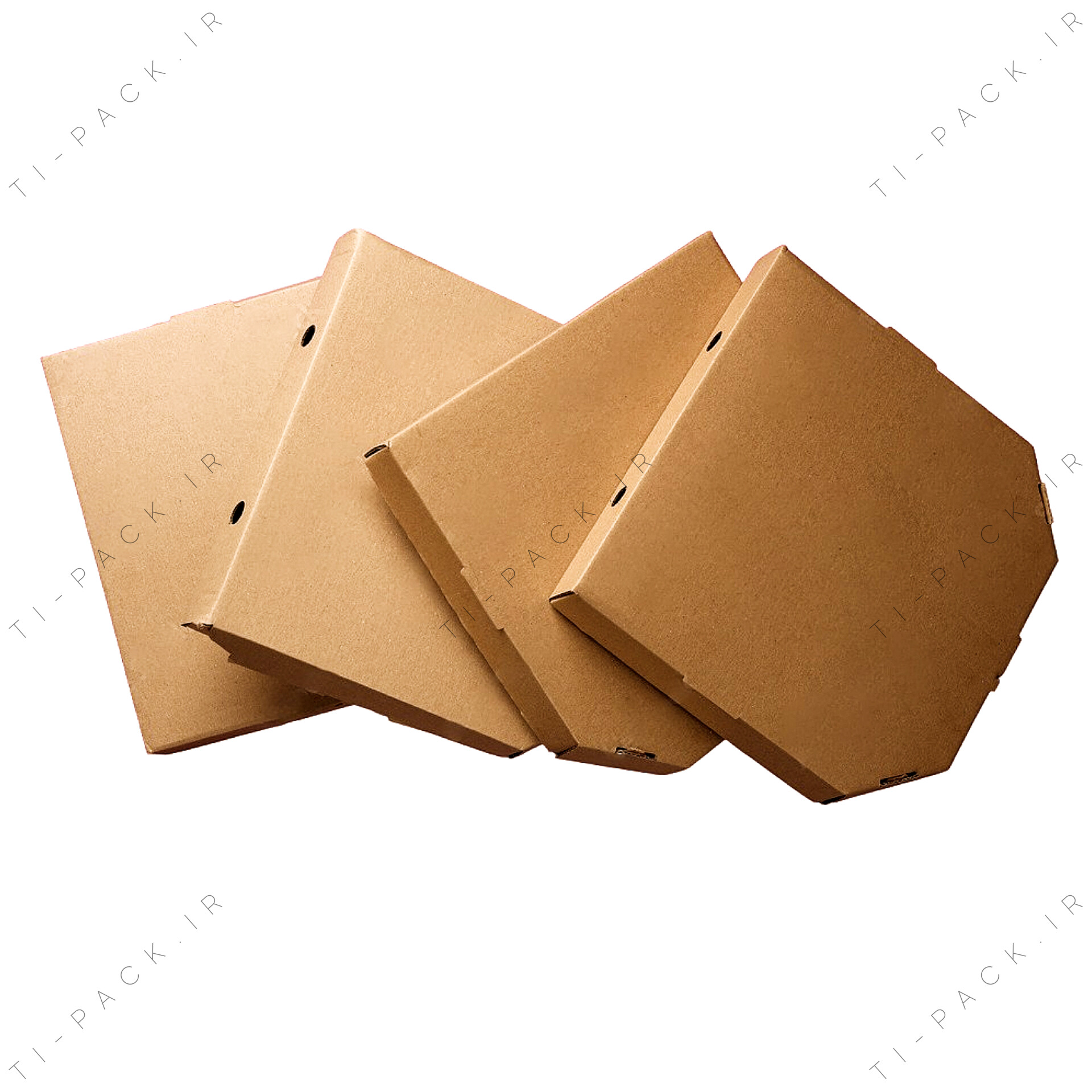 جعبه پیتزا شش ضلعی