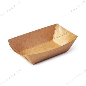 سینی قایقی فست فود
