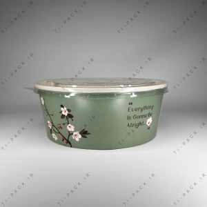 ظرف پاستا گلاسه رنگی