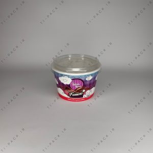 کاسه بستنی کاغذی با درب