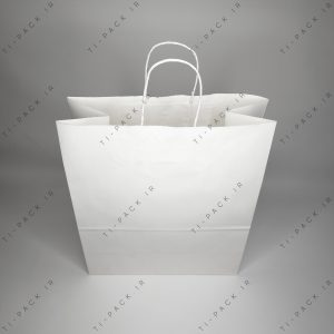 بگ دسته دار کاغذی سفید