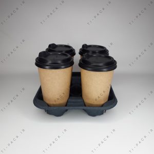 نگهدارنده لیوان شانه تخم مرغی مشکی