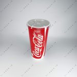 لیوان کاغذی نوشابه 650 سی سی (22 انس) طرح کوکاکولا