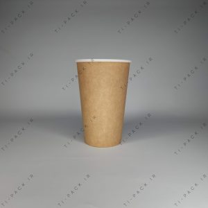 لیوان کاغذی کرافت ۴۸۰ سی سی (۱۶ انس)