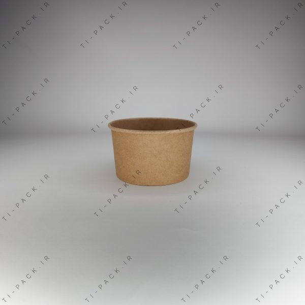 کاسه بستنی کاغذی کرافت 6 انس
