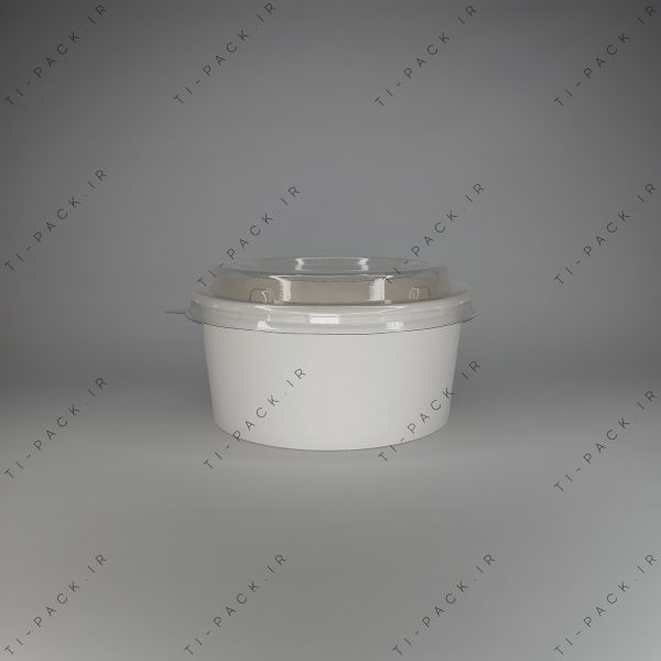 ظرف کاغذی سفید با در