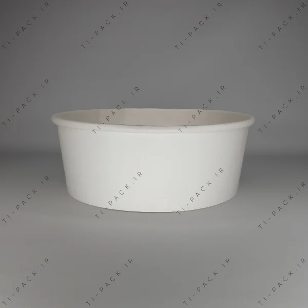 کاسه کاغذی سفید 40 انس (1200 سی سی)